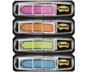 Post-it 7000144925 Marcatore adesivo Rosa, Arancione, Verde limone, Blu acqua