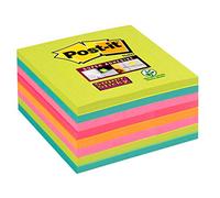 Post-it Blocco Super Sticky 654-8SSRBW 76 x 76 mm 45 fogli colori assortiti - conf. 8 pezzi