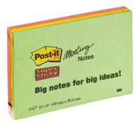 Post-it 7100043257 Nota adesiva, memo 149 mm x 98 mm Verde Neon, Arancione Neo