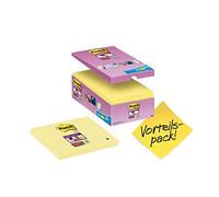 Blocco foglietti Post it® Super Sticky giallo Canary - 76 x 127mm - 90 fogli - Post it® - conf. 16 blocchi Quantita min. 1