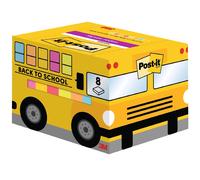 Post-it Back to School Bus with Super Sticky Notes, 290g