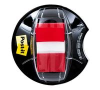 Post-it Bandiere, 200/High Volume Desk Grip Dispenser, 1" Largo, Rosso (680-HVRD)