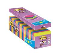 Post it Super sticky - blocchi - 76 x 76 mm - 2160 fogli (24 x 90) 7100079739