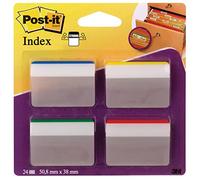 Post-it Brand 23774 Pack Appendibile Segnapagina per Cassettiera, 50.8 mm x 38 mm