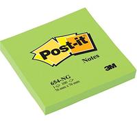 Post-it Brand 75029 Foglietti Colorati in Confezioni Monocolore, 76 mm x 76 mm, Verde