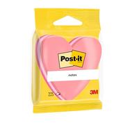 Post-It Cubo A Forma Di Cuore, 225 Fogli, Multicolore, 70 x 70 mm