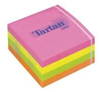 Post-it CUBO TARTAN NEON 4 COLORI 76X76