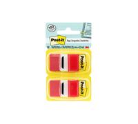 Post-it Flags Value Pack 50/Dispenser 12 Dispensers/Pack 1 in Wide Red (680-RD12)