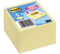 Post-it Foglietti Canary Yellow, Pacchetto convenienza, Confezione da 5 blocchet