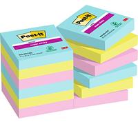 Foglietti riposizionabili Post-it® Super Sticky Cosmic 47,6x47,6 mm assortiti co