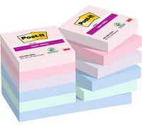 Post-it Notes Super Sticky 622-12SS-SOUL 3M - 47,6x47,6 mm - 7100290159 (Assorti