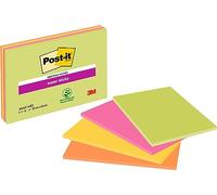 3m 3m PosT-It Super Sticky Meeting Blocchetti 45 Fogli PosT-It 98.4mmx149mm Colo