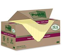 Foglietti riposizionabili Post-it® Super Sticky carta riciclata al 100% 76x76 mm