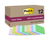 CF 12PZ BLOCCO 70FG POST-IT®S 7100284780 UPERSTICKY GREEN 47