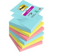 Post-it Foglietti Super Sticky Z-Notes, Collezione Cosmic, 6 Blocchetti, 90 Fogl
