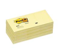 Post-It FT510058488 Blocchetto Adesivo, Confezione da 12 Pezzi, Giallo - NUOVO