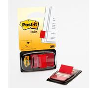 Post-it I680-1 Index 1 dispenser with 50 adhesive strips (25.4 x 43.2 mm) red, 1