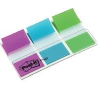 Post-it Index Medium Sleeve Dispenser - Green/Blue/Violet Red, Orange, Yellow La