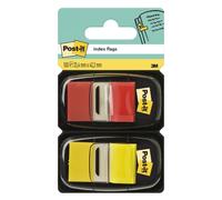 Segnapagina Post-it Index, Medio, Rosso e Giallo, 25.4 mm x 43.2 mm, 50 Segnapag