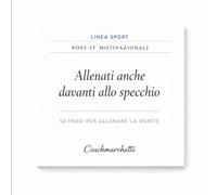 post it motivazionali linea Sport: allenati davanti allo specchio