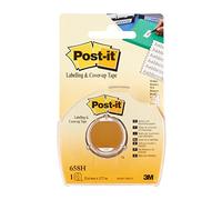 Post-it Nastro Adesivo in Carta per Etichette e Correzioni, Scrivibile, Bianco e Rimovibile, Post-it Rotolo per Scuola, Quaderni e Archivio, Rotolo da 25 mm x 17,7 m