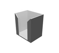 Post-It Note Holder for 50x38mm Size Desktop Organizer with Optimized Wall