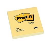 Post-it Notes 654 3M - 76x76 mm - 23799 (Giallo Canary a Righe Conf. 12)