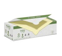 Blocco Post it - giallo - 76 x 76mm - 100 fogli - carta riciclata - Post it - conf. 24 blocchi