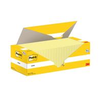 Post-it Notes Canary Yellow, Promo Pack 18 + 6 Free Pads, 100 Sheets per Pad, 76