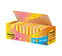 Post-it Notes Super Sticky 654-NP24 3M - 76x76 mm - 7100172223 (Assortiti Conf.