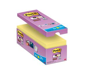 Post-it Notes Super Sticky 654-SSCY-VP16-EU 3M - 76x76 mm - 7100235021 (Giallo C
