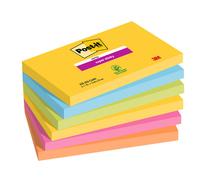 6 BLOCCO 90FG. POST-IT STICKY 655S 76X127MM CARNIVAL