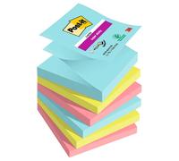POST-IT - Blocco 90foglietti super sticky z-notes 76x76mm r330-6ss-mia miami - Confezione da 6 PZ