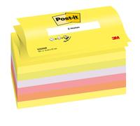 Blocco ricariche Post-it Z-Notes COLORI NEON 76x127 mm. 100 Fg. R350NR (6 Pz)