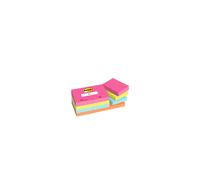 Post-it blocchetti autoadesivi Rettangolo 100 fogli Blu Verde Arancione Rosa
