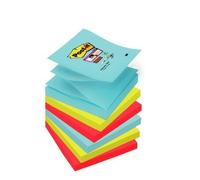 Post-It R330-6SS-MIA pouch autoadesiva Quadrato Colore acqua Lime Rosso 90 fogli Autoadesivo