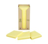 Post-it Recycled Notes - Canary Yellow - Tower Pack Of 16 Pads 100 Sheets Per Pa