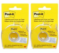 Post-it : Removable Cover-Up Tape, Non-Refillable, 1" x 700" roll -:- Sold as 2 Packs of - 1 - / - Total of 2 Each