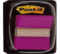 Post-it 4652 Formato Medium 680 Segnapagina, Dispenser da 50 Pezzi, Viola Medium