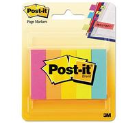 Post-it Segnapagina in Carta, 5 Blocchetti (500 Fogli), 15 mm x 50 mm | per Segnare, Evidenziare o Codificare a Colori; Aderiscono Saldamente, Riposizionabili, si Rimuovono senza Residui