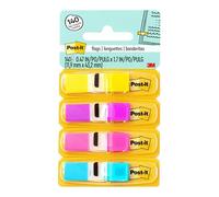 Post-it Segnapagina Index, 140 Segnapagina, 11,9 x 43,2 mm | Adesivi per Marcare, Evidenziare o Codificare a Colori; Aderiscono Saldamente, si Rimuovono senza Residui, con Dispenser