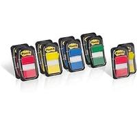 Post-it Segnapagina Index, 500 Segnapagina + 100 GRATIS, 25,4 x 43,2 mm | Adesivi per Marcare, Evidenziare o Codificare a Colori; Aderiscono Saldamente, si Rimuovono senza Residui, con Dispenser