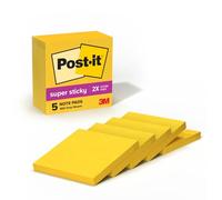 Post-it Super Sticky notes, 3 x 7,6 cm Electric Yellow