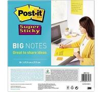 Post-itÃƒâ€šÃ‚Â® Jumbo Sticky Notes Post-it Big Notes 27,9 cm GB Giallo NEW