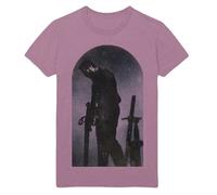 POST MALONE Arch Photo Tour Tee T-Shirt, Viola, L Unisex-Adulto