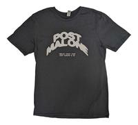 Post Malone Curved Logo 2023 Tour Dates autorizzato Uomo maglietta
