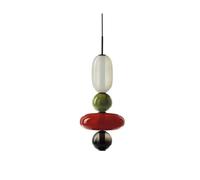 Post modern bedside chandelier creative color candy pendant lamp Italian design Restaurant display window glass pendant lamp