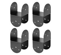 Post Top Brackets | 4 Pieces Heavy Duty Metal Support | Beam Support Bracket | for 4x4 Inch Wood Post Gazebo Patio Porch Pergola
