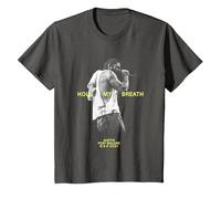Post Ufficiale Malone Hold My Breath Maglietta, Bambini, Asfalto, 10 Anni