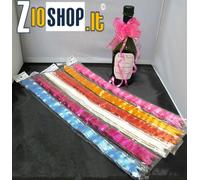 Posta Pro1 -FIOCCHI COCCARDE AUTOTIRANTI CERIMONIA REGALO BOMBONIERA GOLD NATALE